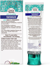 Gurunanda Hydroxyapatite Toothpaste, SLS & Fluoride Free (4 Pack), Whitening Toothpaste - Freshens Breath, Fights Plaque - with 2 Toothbrushes, 2 Tongue Scrapers & 2 Tube Squeezers