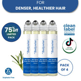 Be Bodywise Advanced Hair Density Roll-On Serum 25 Ml | 5% Saw Palmetto, 3% Rosemary, 1% Caffeine Herbasome & 3% Fenugreek | Scalp Serum for Reduced Hair Fall | Men & Women