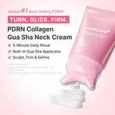 [NEW] [Medicube] PDRN Collagen Gua Sha Neck Wrinkle Cream | Built-In Gua Sha Massager with Volufiline 5% + PDRN | Firming, Contour Care for the Look of Fine Lines, Jawline, Neck, Décolleté,Underarms, Chest, Legs, Shoulder | Massage Cream | Korean Skincare