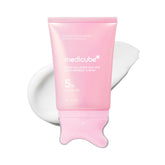 [NEW] [Medicube] PDRN Collagen Gua Sha Neck Wrinkle Cream | Built-In Gua Sha Massager with Volufiline 5% + PDRN | Firming, Contour Care for the Look of Fine Lines, Jawline, Neck, Décolleté,Underarms, Chest, Legs, Shoulder | Massage Cream | Korean Skincare
