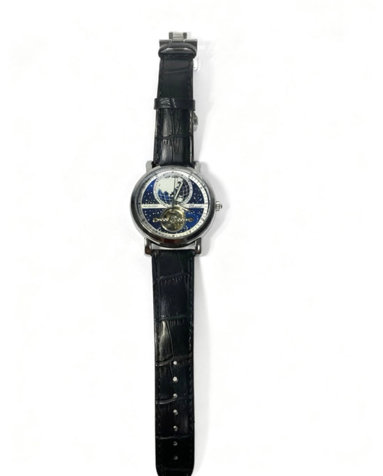 KML Map Hollow Dial Design Fully Automatic Watch