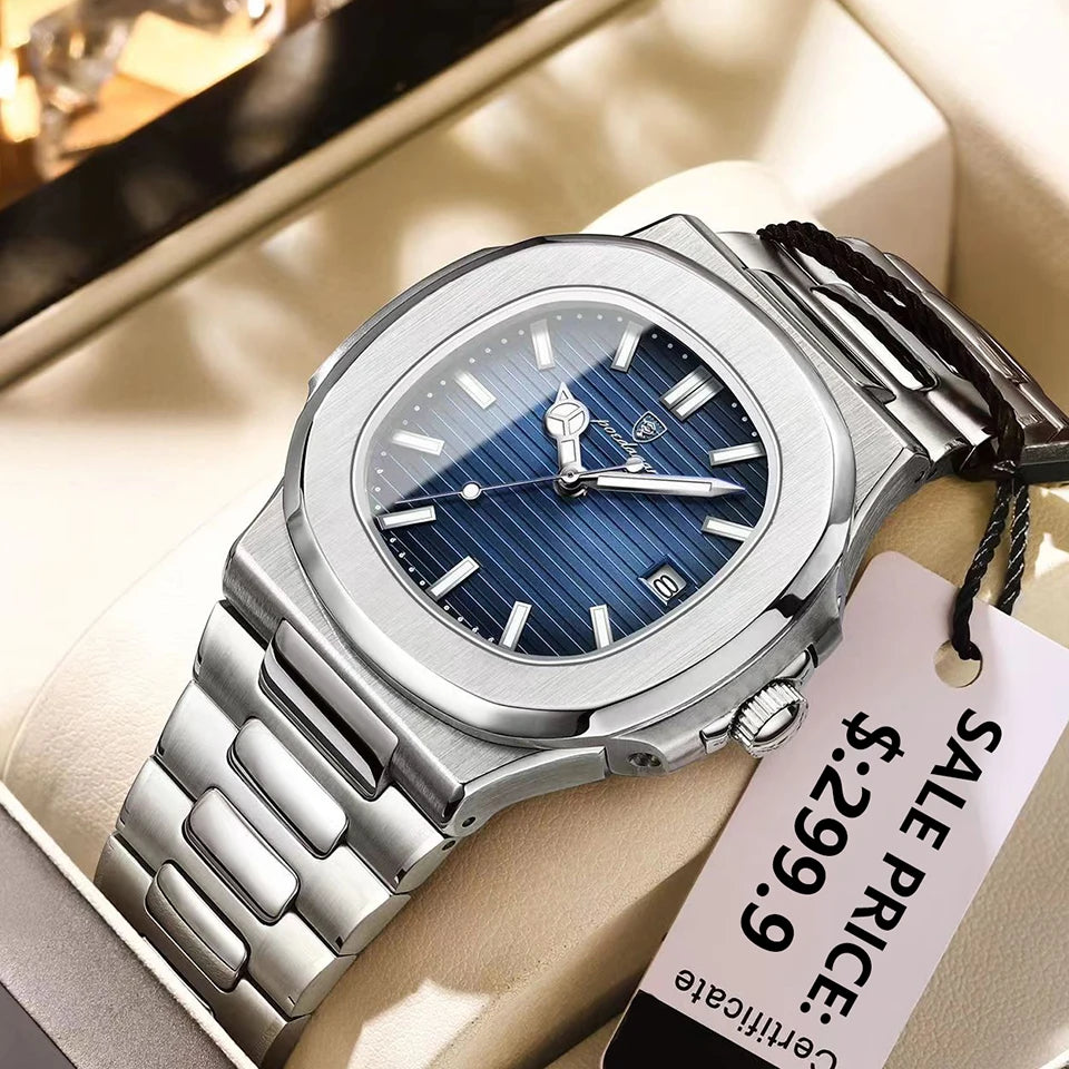 Experience Luxury with Our Waterproof Quartz Men&