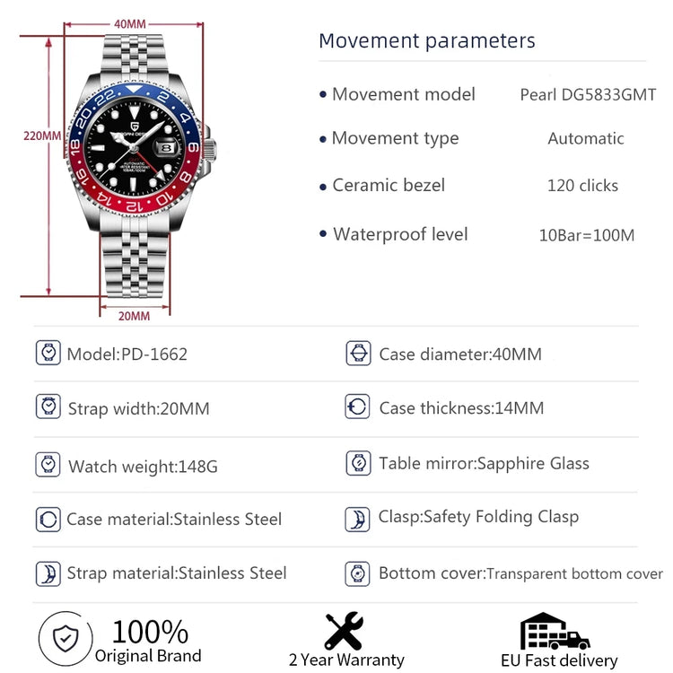Elevate Your Style with the V3 Version GMT Luxury Men&