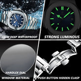 Experience Luxury with Our Waterproof Quartz Men&