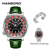 Experience Luxury with the Men’s Fully Automatic Mechanical Roulette Wheel Watch - Model 1001