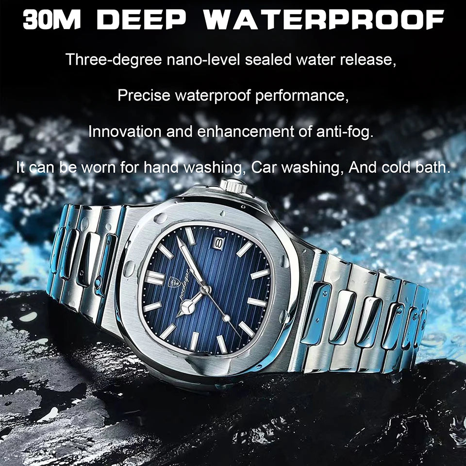 Experience Luxury with Our Waterproof Quartz Men&