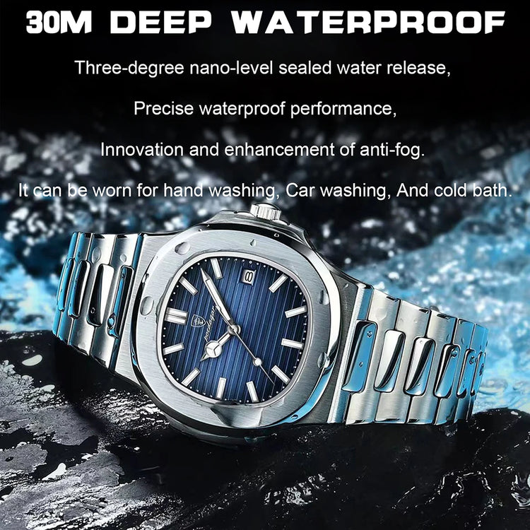 Experience Luxury with Our Waterproof Quartz Men&