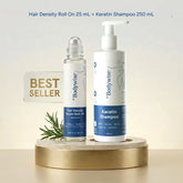 Be Bodywise Advanced Hair Density Roll-On Serum 25 Ml | 5% Saw Palmetto, 3% Rosemary, 1% Caffeine Herbasome & 3% Fenugreek | Scalp Serum for Reduced Hair Fall | Men & Women